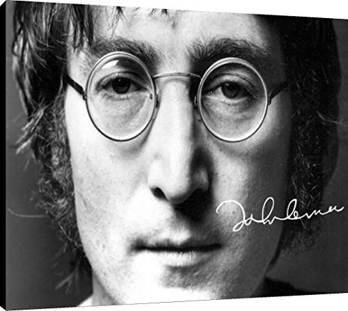 John Lennon - Canvas Autograph Print