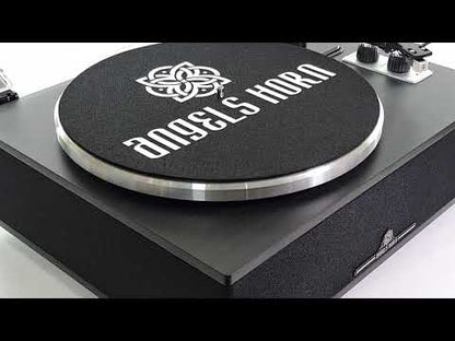 ANGELS HORN H019 HI-FI BLUETOOTH TURNTABLE WITH BUILT-IN SPEAKERS VINTAGE RECORD PLAYER